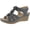 Navy, variant on Good Choice Womens Beck Floral Open Toe Wedge Sandals