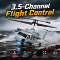 thumbnail image 3 of JoyStone RC Helicopter for Kids and Adults, 2.4GHz Remote Control Helicopter with 2 Batteries, 26 Min Flight, Altitude Hold, One-Key Takeoff, LED Light, Indoor Flying Toy Gift for Boys, 3 of 9