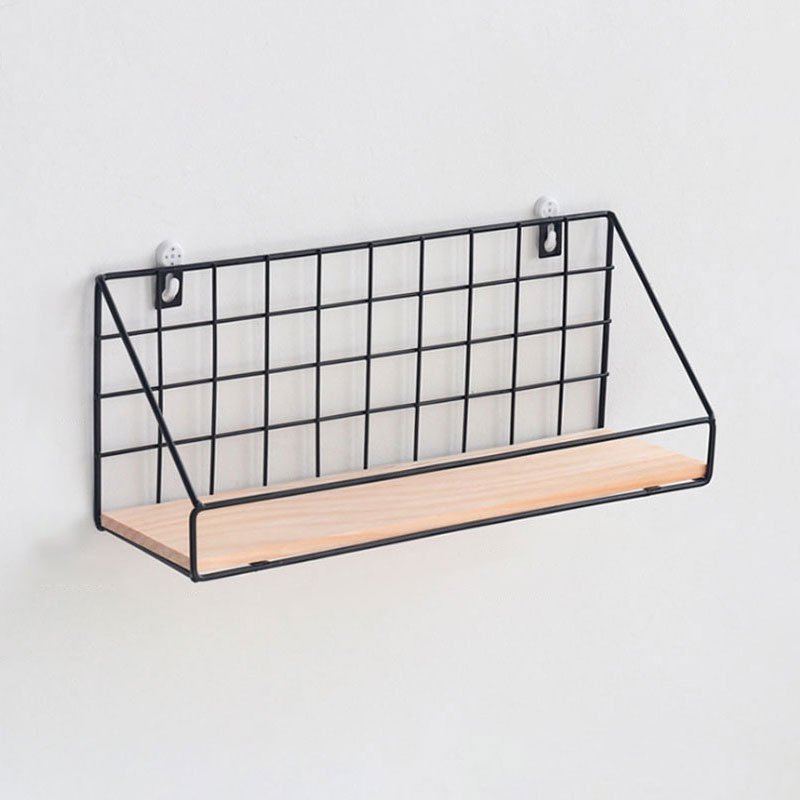 Wall Mounted Wire Rack Floating Shelves, Cosmetic Storage Rack Home