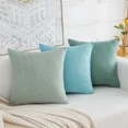 thumbnail image 6 of Nmkwnr Set of 2 Linen Throw Pillow Covers Decorative Square Pillow Case Soft Pillowcases for Sofa, Couch, Bedroom, Living Roomh, 20x20 Inch, 6 of 9