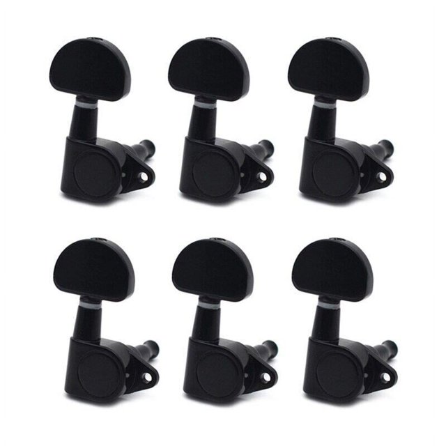 HLONK Guitar String Tuning Pegs Keys Tuners Machine Heads for Acoustic Electric Guitar Chrome