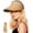 Khaki, variant on Sun Hats Visor for Women, Straw Beach Hat Adjustable Wide Brim Ponytail Packable for Summer Travel UPF 50+