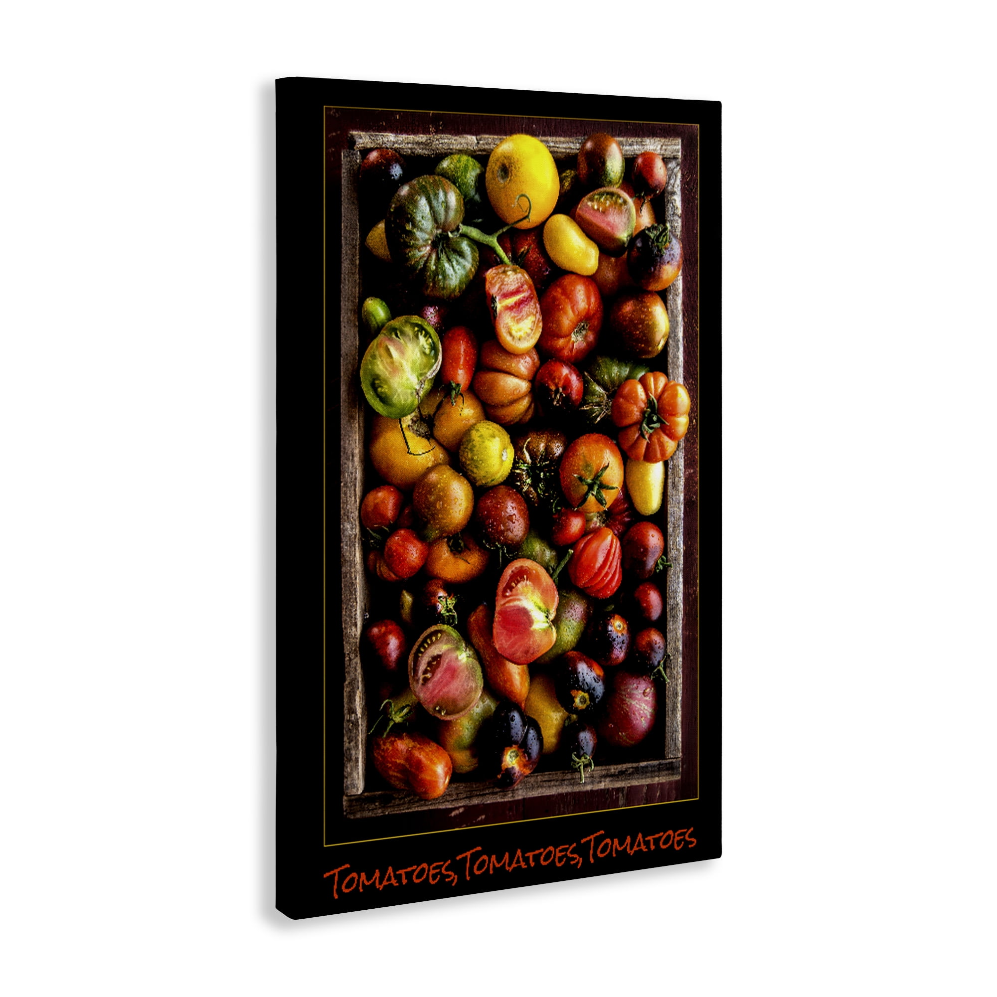 Stupell Industries Ripe & Bountiful Tomato Harvest Canvas Wall Art, design by Carl Kravats