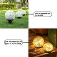 thumbnail image 4 of Solar Crack Ball Garden Lights Decorative Ground Lights Lawn Night Light for Lawn Yard Garden Outdoor, 4 of 6