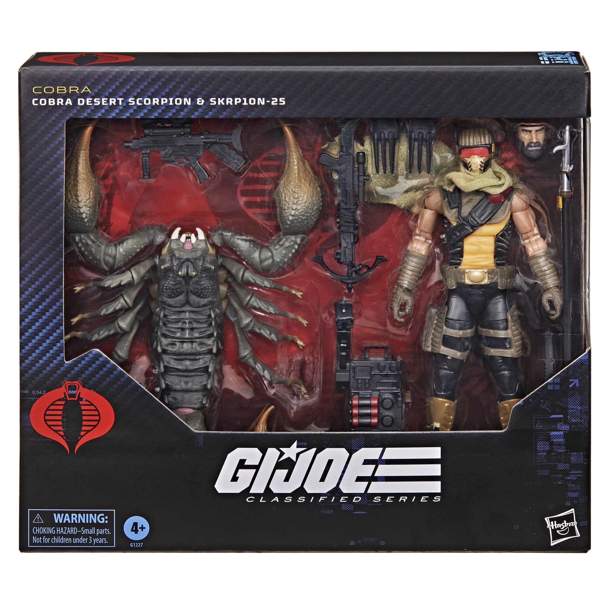 G.I. Joe Classified Series 180, Cobra Desert Scorpion & SKRP10N-25, 6 Inch Action Figure