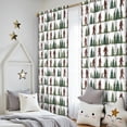 thumbnail image 5 of Bigfoot and Tree White Pattern Insulated Teens Curtains Set Of 2, Bedroom Essentials, Toddler Room Decor 52"x84", 5 of 5