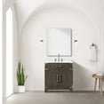 thumbnail image 3 of Harbor 30 in W x 22 in D Brown Oak Single Bath Vanity and White Quartz Top, 3 of 5