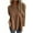 Brown, variant on Dagugfen Plus Size Womens Oversized Shirts Trendy Crewneck Knit Side Slit Fashion Pullover Tops Fall Outfits