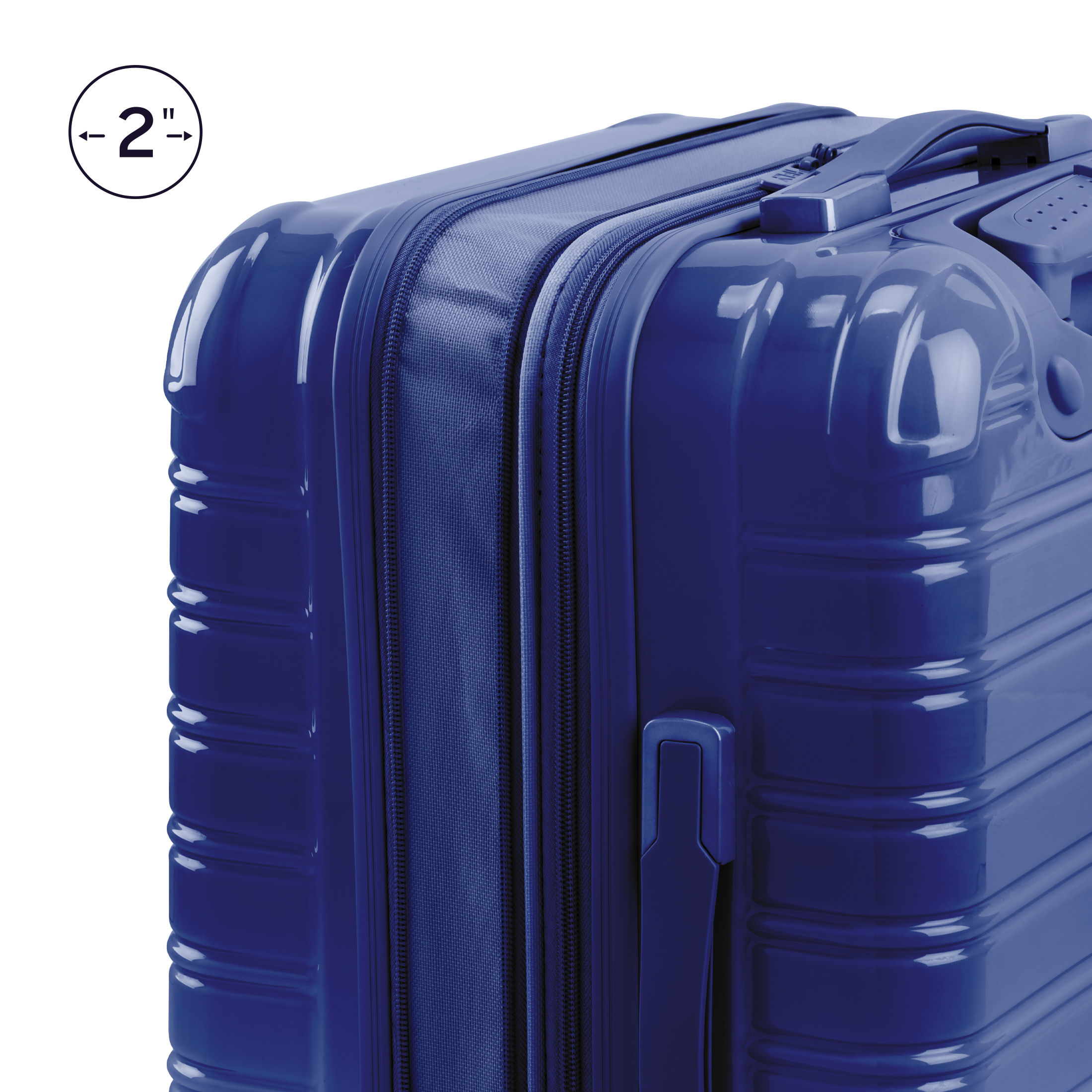 iFLY Hardside Fibertech Carry On Luggage 20", Sunny Sky - image 5 of 8
