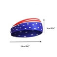 thumbnail image 3 of 250th Independence Day 4th of July Headbands Sports Headbands Baseball American Flag Hair Band for Youth Players, Stretchy Sweatband for Gym Running Cycling Or Patriotic Events H, 3 of 3