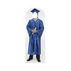 Advanced Graphics Lifesize Wall Decor Cardboard Standup Poster Male Graduate Blue Cap and Gown Standin