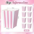 thumbnail image 7 of 48 Pcs Pastel Pink Popcorn Boxes Small Large Pink and White Striped Paper Popcorn Bags Candy Containers for Birthday Party Favor Supplies(4 x 3 Inches, Small), 7 of 7