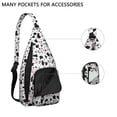 thumbnail image 2 of Cow Lovers Sling Backpack - Funny Bull & Buffalo Animal Print Design, Lightweight Anti-Theft Crossbody Bag for Daily Commute, 2 of 4