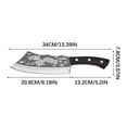 thumbnail image 3 of Slaying Knife Hand Made Knife Steel Kitchen Knives For Cutting Boning And Chopping Needs With Handle With Sheath, 3 of 5