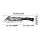 thumbnail image 3 of Cuchillo de Matar, Cuchillo Hecho a Mano, Cuchillos de Cocina de Acero para Cortar, Deshuesar y Picar, con Mango y Funda., 3 of 7