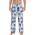 thumbnail image 1 of Fotbe Skiing Enthusiast Pantalones de Pijama para Hombre, Pantalones de Dormir, Pantalones de Casa con Cintura Ajustable y Bolsillos-X-Large, 1 of 6