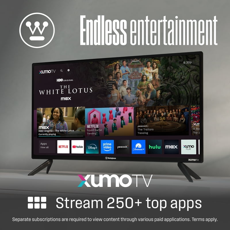 Westinghouse 40" Smart TV, 1080p FHD Xumo TV with Voice Remote, Wifi, Bluetooth, Dolby Sound gallery view