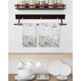 thumbnail image 3 of Blue Beige Coastal Kitchen Dish Towels for Drying Dishes Set of 3, Beach Starfish Summer Eucalyptus Retro Waffle Weave Microfiber Hand Tea Bathroom Towels Quick Dry & Absorbent Towel 15.7x23.6, 3 of 7