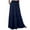 Dark Blue., variant on Akafmk Plus Size Womens Skirts,Long Skirts for Women Maxi Boho Skirt,Solid Color High Waisted Tiered Skirts Loose Fitting Vacation Beach Long Skirts