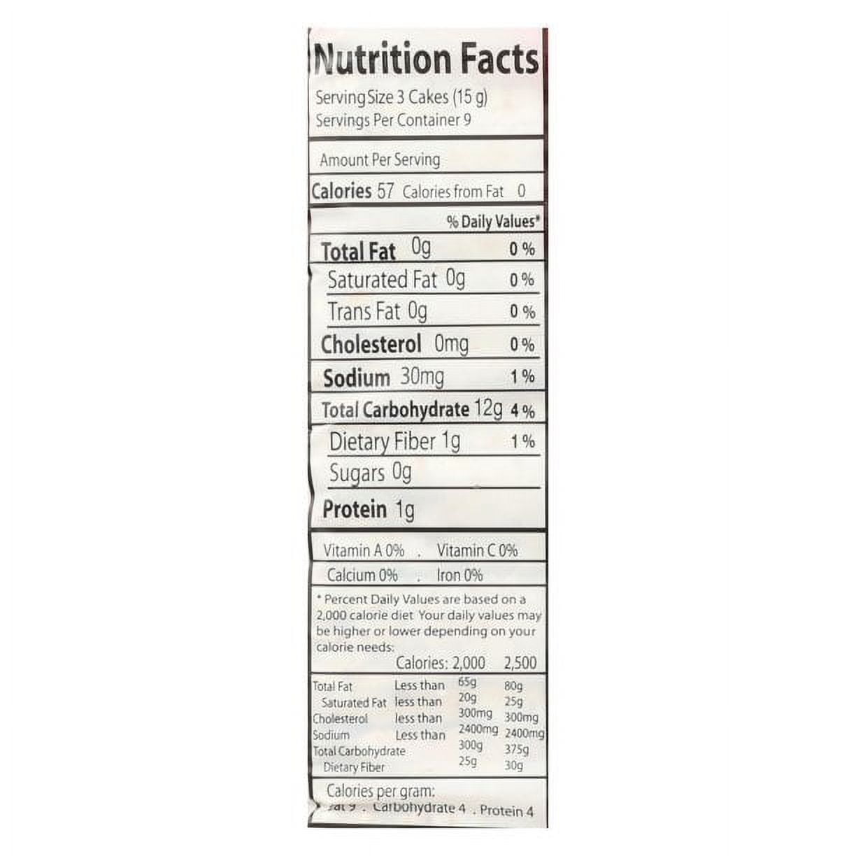 Suzie's Thin Puffed Cakes Gluten Free Brown Rice Lightly Salted 4.9 oz Pack of 3