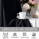 thumbnail image 4 of NANWEI Cortinas Blackout para Recamara con Aislamiento T&eacute;rmico, Cortinas para Sala 100% Poli&eacute;ster Tela, Reducci&oacute;n de Ruido, Suave Cortinas con Bolsillo para Barra, 2 P, 4 of 7
