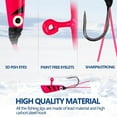 thumbnail image 4 of Ice Fishing Jigs, 20pcs Dancing Ice Fishing Jig Rubber Skirt Kit Winter Ice Fishing Lures Ice Fishing Lures and Jigs Walleye Ice Fishing Gear for Ice Jigging Panfish Crappie Panfish Pike, 4 Styles, 4 of 8