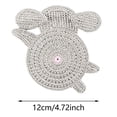 thumbnail image 3 of zhangmingg Créatures Adorables Protecteurs de Boissons Napperons Doux pour Table à Manger Colorés, 3 of 4