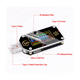 thumbnail image 4 of Rd Tc66 Tipo-C Pd Trigger USB Voltímetro Amperímetro Voltaje Medidor de corriente bidireccional Multímetro Cargador Pd Batería Probador USB1, 4 of 6