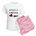 thumbnail image 6 of CafePress - Someone In California Women's Light Pajamas - Women's Short Sleeve Print T-Shirt and Pants Light Cotton Pajama Set, 6 of 7