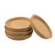 thumbnail image 1 of Uxcell 4Pack Posavasos de Corcho Redondos, 103mm/4" Posavasos de Bebida de Corcho con Bisel de 18mm de Altura Resistente al Calor, 1 of 5