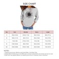 thumbnail image 4 of Sudadera con cuello redondo de girasol para mujer, transpirable, cómoda, holgada, de manga larga, para uso diario, gris, XL, 4 of 4