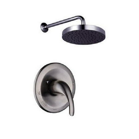 Memoirs Stately Shower Faucet Cross - Sheffield Home Single Handle Rain Shower Faucet, Brushed Nickel EB90B