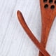 thumbnail image 4 of EeaseMX 5 cucharas de madera huecas para remover miel, estilo japonés, con diseño de panal, separadores de huevos y mezcladores (color de pintura), 4 of 7