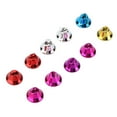 thumbnail image 4 of Bells Bird Toy, Colorful  Bells Durable 10pcs  For Parakeet African Grey Cockatoo For Pet Budgie 2.1CM, 4 of 8