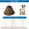 thumbnail image 3 of Leopard Soft Cat Dog Recovery Collar Adjustable Cat Cone Wound Healing Protective After Surgery for Soft Pet Cone Collar, 3 of 7