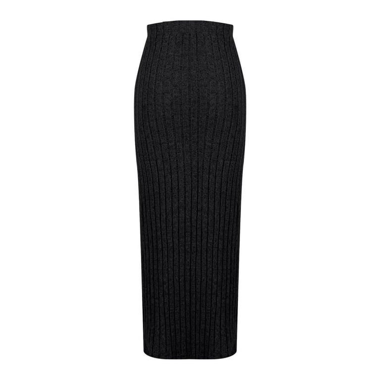 New Summer Arrivals SMihono Women's Striped Wrap Maxi Skirts High