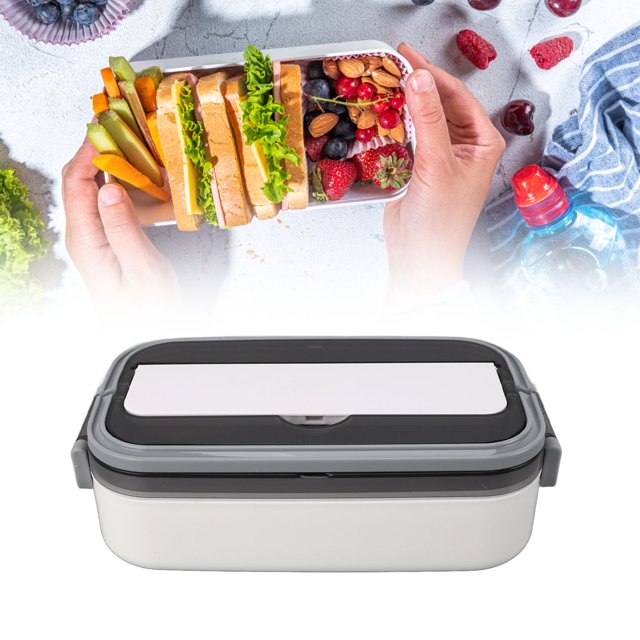 CHICIRIS Lunch Boxes, 700ml Stainless Steel Lunchbox With Chopsticks Spoon, Microwave Safe, Portable Single Layer Bento Boxes For Students, Office Workers