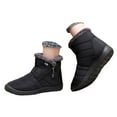 thumbnail image 3 of Winter Boots for Women Waterproof Warm Outdoor Slip On Ankle Booties Lightweight Insulated Snow Boots, 3 of 7