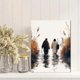 thumbnail image 2 of Qisvanset Framed Canvas Wall Art 12x16 Inch Jesus Walk On Water Phone Case Art Design, 2 of 5