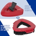 thumbnail image 3 of UYGDUY-Scrub Brush with Mop Base for 2-Tank Spin Mop Systems, Triangle Floor Scrubber Head Replacement with Stiff Nylon Bristles for Tile & Hard Floor Deep Cleaning \u2013 1 Pack, 3 of 4