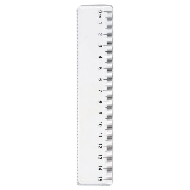 Plastic Flexible Measuring Scale, LQIDESHIP 15 CM Length Measurer, Shatterproof Straight Edge for Office Measuring Tool Supplies