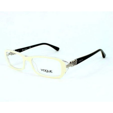 - Vogue frame VO 2709 B 1915 Metal - Acetate - Rhinestones Black - White
