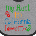 thumbnail image 4 of Inktastic My Aunt in California Loves Me Boys or Girls Baby Bib, 4 of 4