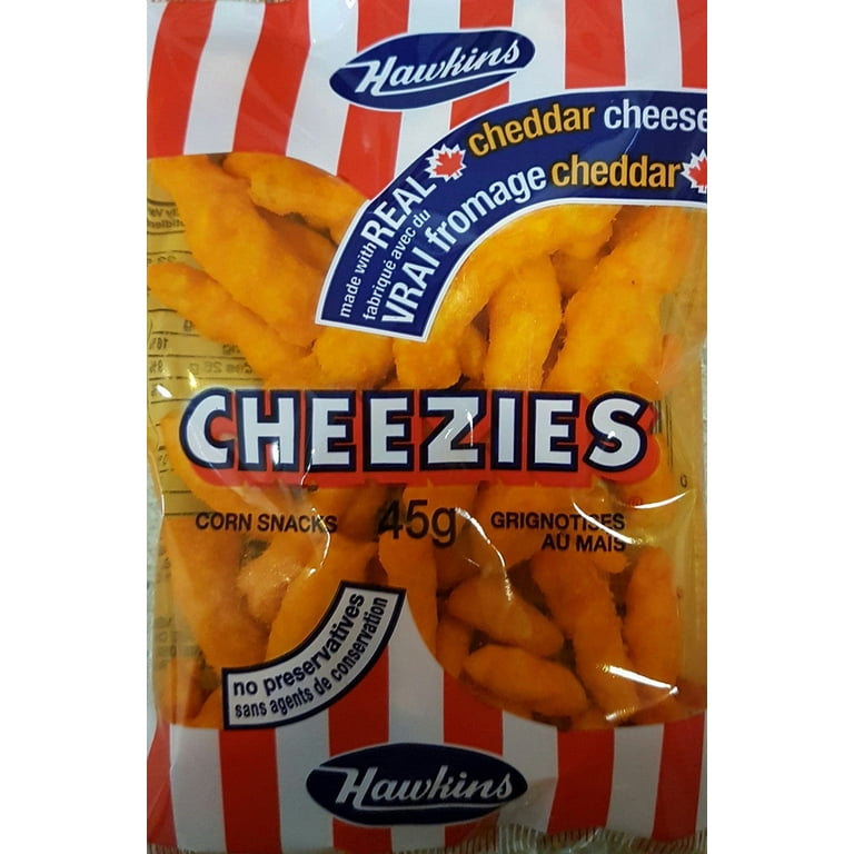 Hawkins, Cheezies Corn Snacks, 36pk x 36g (1.3 oz) {Imported from Canada}