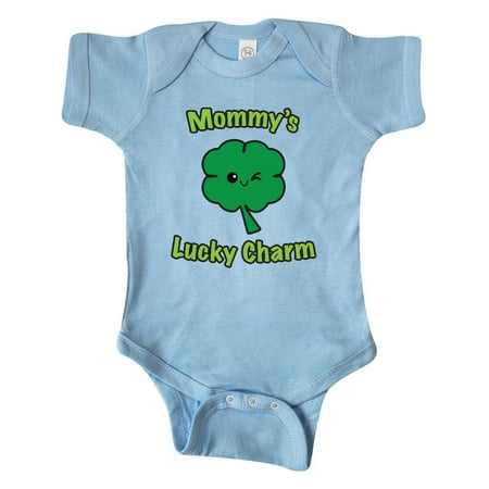

Inktastic Mommy s Lucky Charm Gift Baby Boy or Baby Girl Bodysuit