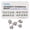 Standard MBT 0.022, variant on 20PCS Orthodontic Metal Brackets Dental Brackets Standard Roth 0.018 Slot Bondable, 3-4-5 with Hook 20pcs/Pack, 1PK