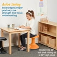 thumbnail image 5 of ECR4Kids ACE Active Core Engagement Wobble Stool, 15in Seat Height, Flexible Seating, Orange, 5 of 10