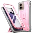 thumbnail image 1 of Poetic Étui Révolution pour Motorola Moto g Stylus 5G 2023, Étui Intégrale Robuste avec Béquille, Rose, 1 of 6
