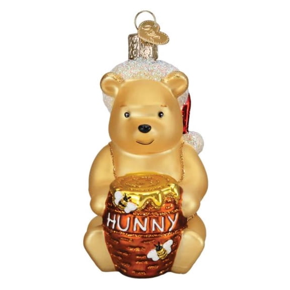 Old World Christmas Blown Glass Ornament for Christmas Tree, Winnie The Pooh (with OWC Gift Box)
