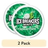 (2 pack) Ice Breakers Spearmint Sugar Free Mints, Tin 1.5 oz